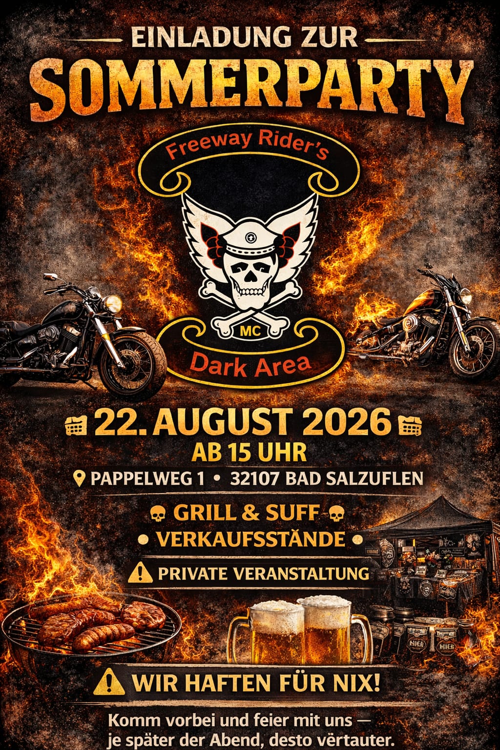 Sommerparty Dark Area